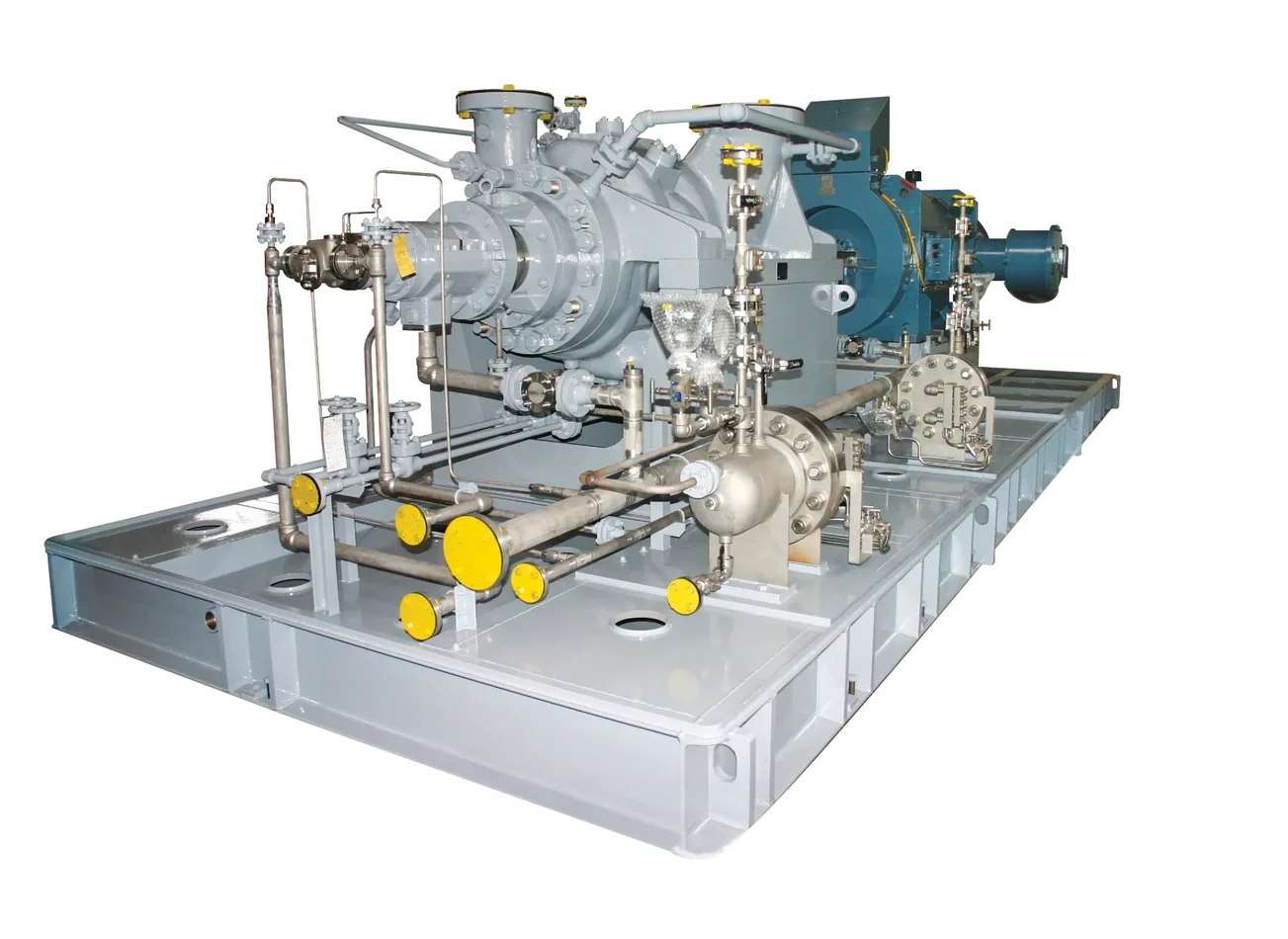 between bearing pumps